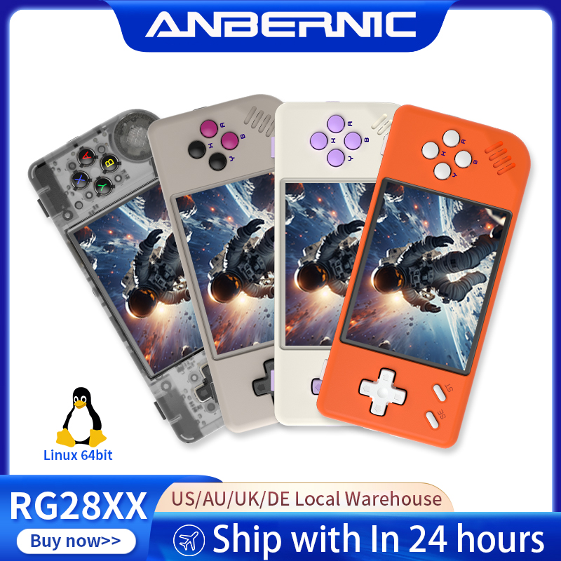 Retro Gaming Hub - ANBERNIC RG28XX レトロハンドヘルドゲーム機 Linux 64ビット 3100mAh