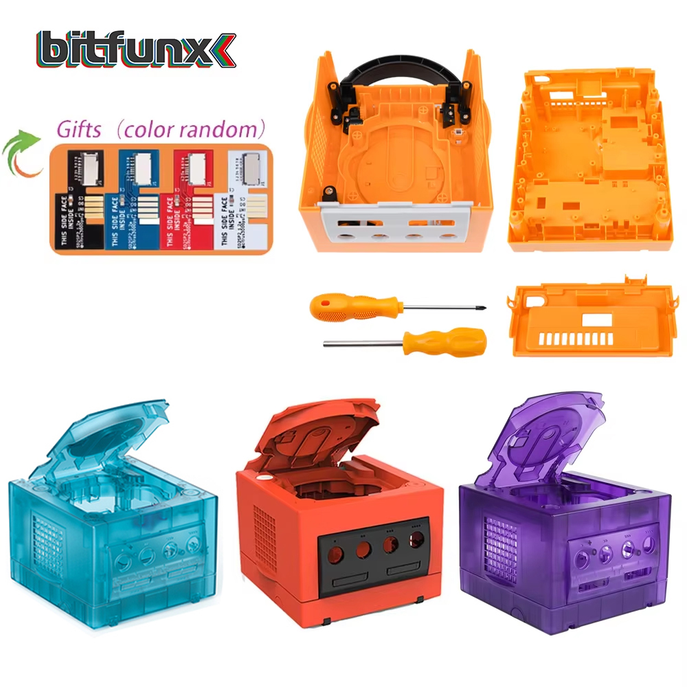 Retro Gaming Nintendo - Bitfunx 交換ケース任天堂ゲームキューブシェルハウジングシェルケース NGC レトロビデオゲームコンソール DOL-101/DOL-001