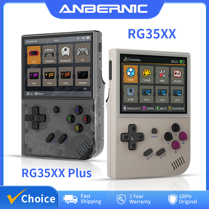 Retro Gaming Hub - ANBERNIC RG35XX Plus/RG35XX レトロハンドヘルドゲームコンソール 3.5 インチ