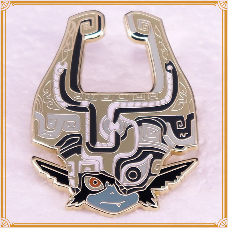Retro Gaming Zelda - 人気アニメゼルダの伝説トライアングルパワーブローチレトロバッジ周辺ブローチゲーム漫画バッジアクセサリーギフト