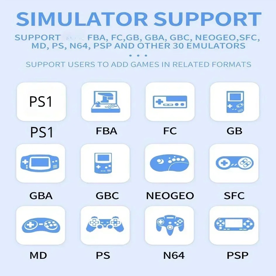 POWKIDDY X55 ハンドヘルドゲームコンソール レト - Retro Gaming Hub のレビューと価格