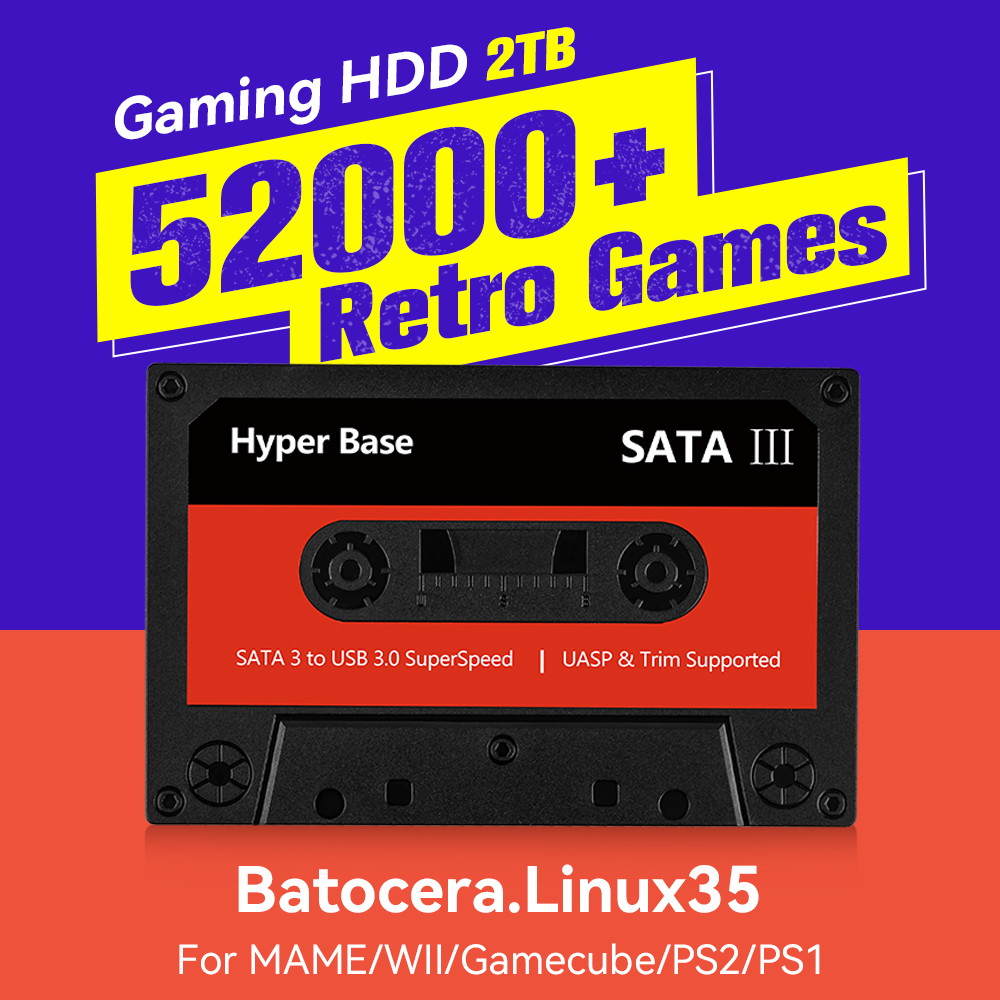 Batocera 500GB/2TB レトロゲームコンソール - Retro Gaming For Windows のレビューと価格
