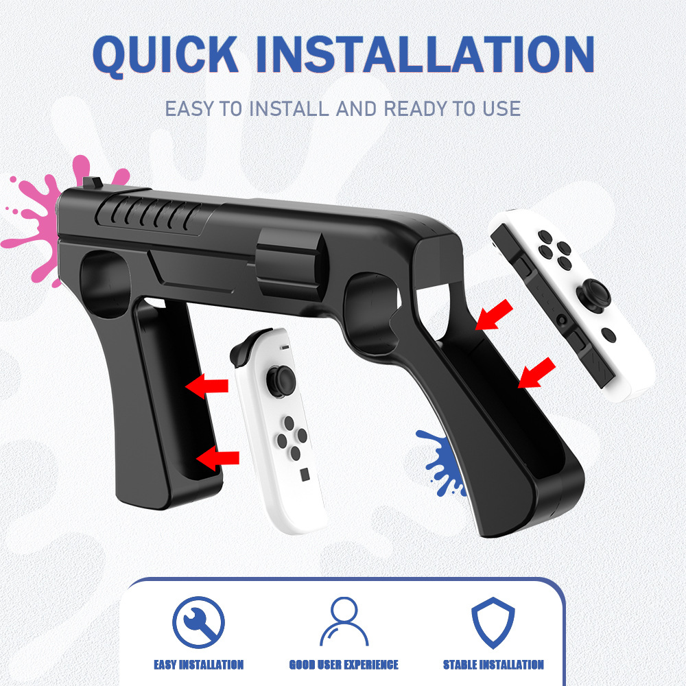 ニンテンドースイッチ Ns OLED ジョイコン銃形状ハンド - Retro Gaming Console Gun のレビューと価格