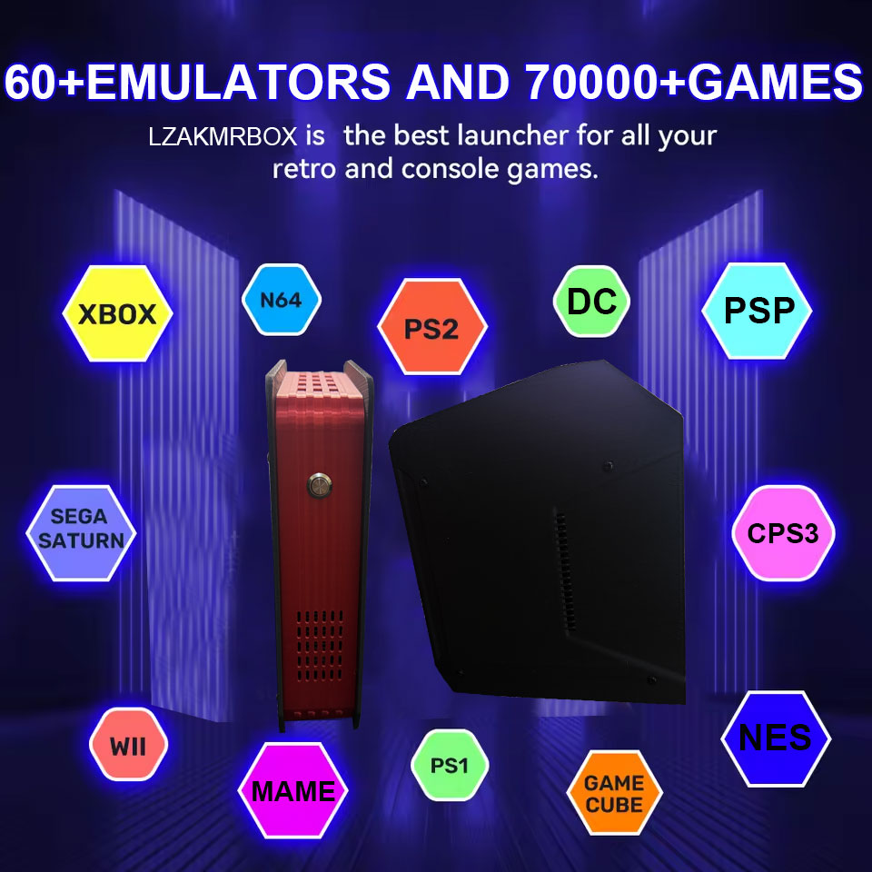 X4 レトロビデオゲームコンソール 1T デュアルシステムと - Retro Gaming For Windows のレビューと価格