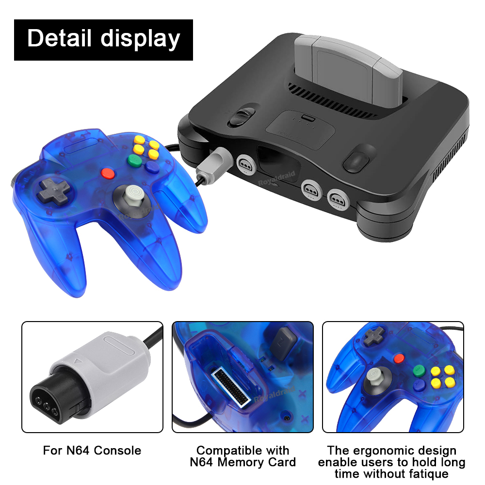 N64コントローラー用新製品、クラシック有線リモコンゲームパ - Retro Gaming Nintendo のレビューと価格