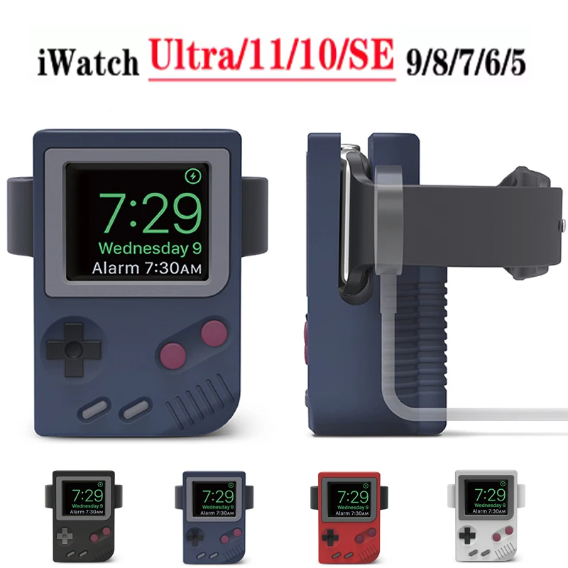 シリコン製iWatch充電スタンドホルダー Apple Wa - Retro Gaming Hub のレビューと価格