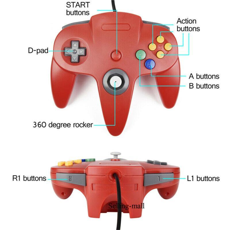 N64 コントローラクラシック USB 有線リモートゲームパ - Retro Gaming Nintendo のレビューと価格